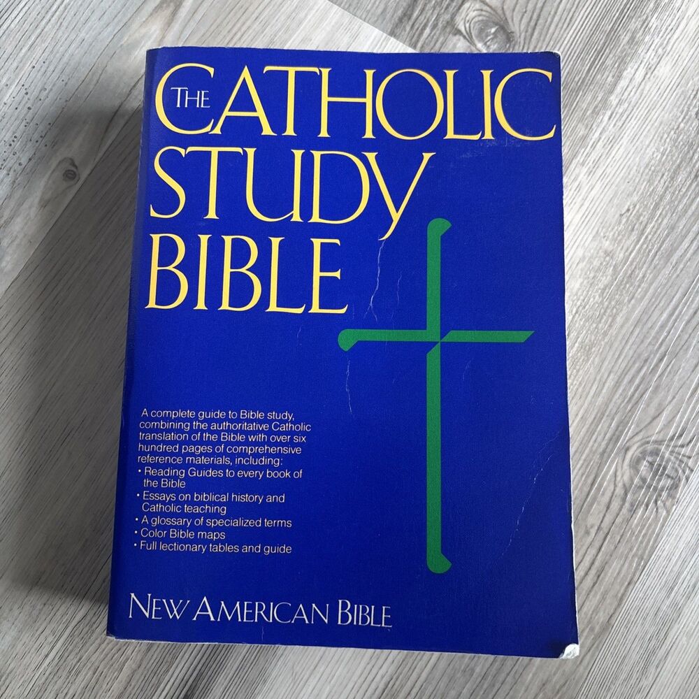 Catholic Study Bible : New American Bible by Donald Senior (1990, Trade...